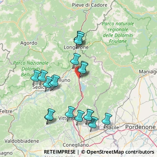 Mappa Località la Secca, 32014 Ponte nelle Alpi BL, Italia (15.86526)