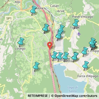 Mappa Località la Secca, 32014 Ponte nelle Alpi BL, Italia (2.327)
