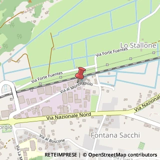 Mappa Via al Monteggiolo, 61, 23823 Colico, Lecco (Lombardia)