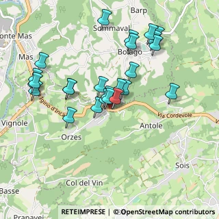 Mappa Via Cordevole, 32100 Belluno BL, Italia (0.912)