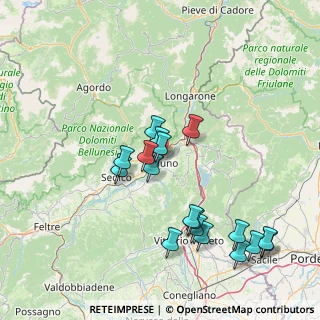 Mappa 32100 Belluno BL, Italia (15.64444)