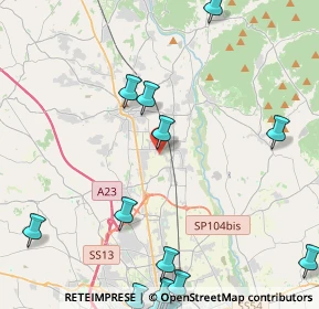 Mappa Via A. Volta, 33010 Reana del Rojale UD, Italia (6.34941)