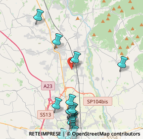 Mappa Via A. Volta, 33010 Reana del Rojale UD, Italia (6.126)