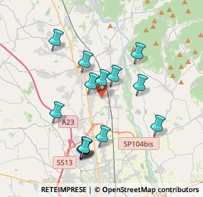 Mappa Via A. Volta, 33010 Reana del Rojale UD, Italia (3.46857)