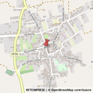 Mappa Via V. Emanuele, 13, 33090 Arba, Pordenone (Friuli-Venezia Giulia)
