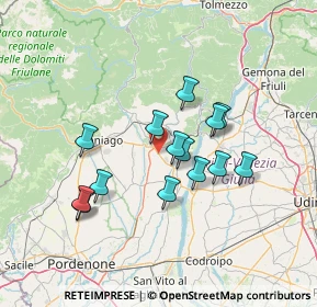 Mappa S.da di Sequals, 33090 Sequals PN, Italia (11.68643)