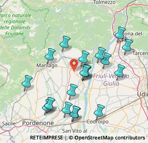 Mappa S.da di Sequals, 33090 Sequals PN, Italia (15.3325)