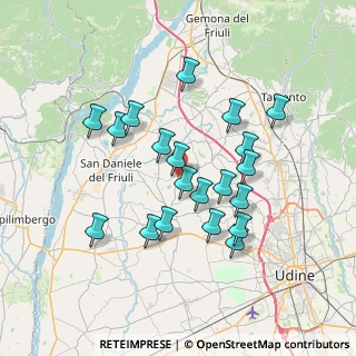 Mappa Via S. Daniele, 33034 Fagagna UD, Italia (6.405)