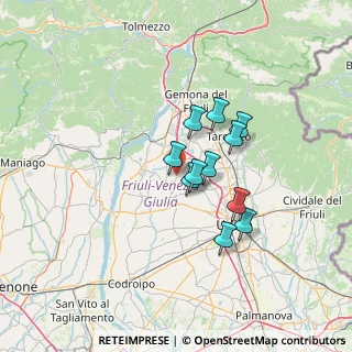 Mappa Via S. Daniele, 33034 Fagagna UD, Italia (9.70091)