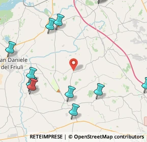Mappa Via S. Daniele, 33034 Fagagna UD, Italia (5.82077)