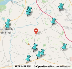 Mappa Via S. Daniele, 33034 Fagagna UD, Italia (5.448)