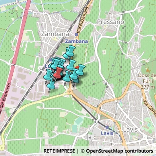 Mappa Via Carlovi, 38015 Lavis TN, Italia (0.27037)