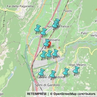 Mappa Via Carlovi, 38015 Lavis TN, Italia (1.7875)