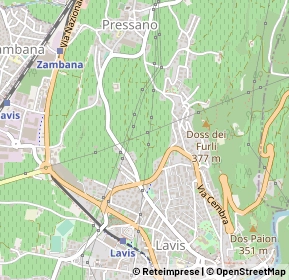 Mappa 38015 Lavis TN, Italia (0.29615)