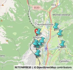 Mappa Via alla Stazione, 28865 Crevoladossola VB, Italia (1.72091)