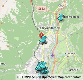 Mappa Via alla Stazione, 28865 Crevoladossola VB, Italia (2.84)