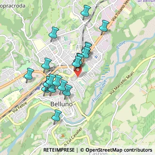 Mappa Via S. Giuseppe, 32100 Belluno BL, Italia (0.85)