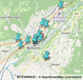 Mappa Via Francesco Frescura, 32100 Belluno BL, Italia (1.44846)