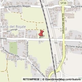 Mappa Via C.Nanino, 8, 33010 Reana del Rojale, Udine (Friuli-Venezia Giulia)