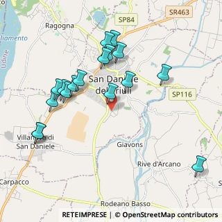 Mappa Via S. Martino, 33038 San Daniele del Friuli UD, Italia (2.04471)