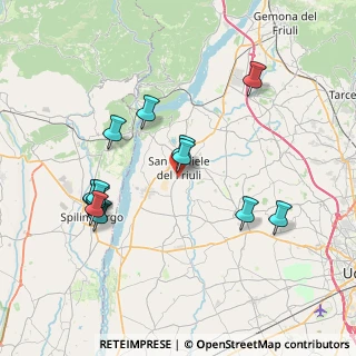 Mappa Via S. Martino, 33038 San Daniele del Friuli UD, Italia (7.55385)