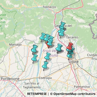 Mappa Via S. Martino, 33038 San Daniele del Friuli UD, Italia (10.8635)