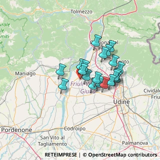 Mappa Via S. Martino, 33038 San Daniele del Friuli UD, Italia (10.02)