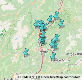 Mappa Via Nazionale, 38015 Lavis TN, Italia (9.93188)