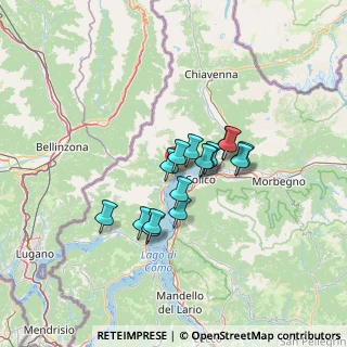 Mappa Via Maglio, 22015 Gravedona ed Uniti CO, Italia (9.25063)