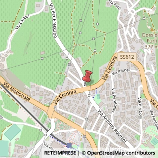 Mappa Via Rosmini Antonio, 125, 38015 Lavis, Trento (Trentino-Alto Adige)