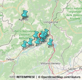 Mappa Via Gregorio XVI, 32100 Belluno BL, Italia (7.98667)