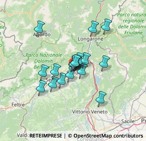 Mappa Via Gregorio XVI, 32100 Belluno BL, Italia (9.41944)