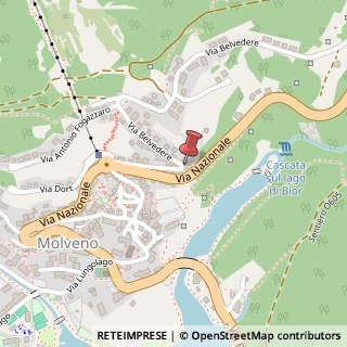 Mappa Via Belvedere, 8, 38018 Molveno, Trento (Trentino-Alto Adige)