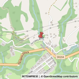 Mappa Via Casoni, 25, 32100 Belluno, Belluno (Veneto)