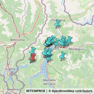 Mappa Via Bersaglio, 22015 Gravedona ed Uniti CO, Italia (9.00947)