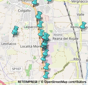 Mappa Via C.Nanino, 33035 Reana del Rojale UD, Italia (0.903)