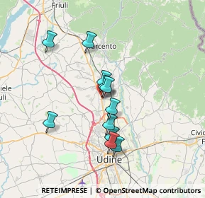Mappa Via C.Nanino, 33035 Reana del Rojale UD, Italia (5.73364)
