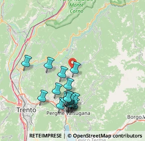 Mappa Via dei Piagi, 38042 Baselga di Piné TN, Italia (7.694)