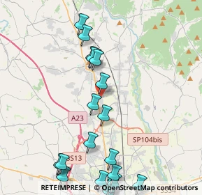 Mappa Via Leonardo da Vinci, 33010 Tavagnacco UD, Italia (5.219)