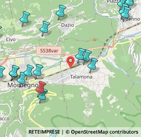 Mappa Via Adda, 23018 Talamona SO, Italia (2.9245)