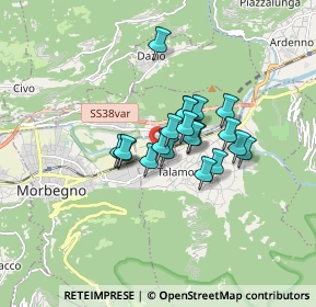 Mappa Via Adda, 23018 Talamona SO, Italia (1.0705)