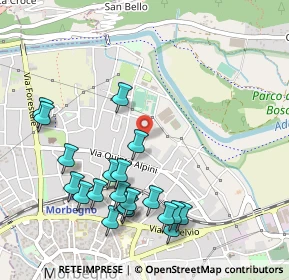 Mappa Via Gregorini, 23017 Morbegno SO, Italia (0.5565)