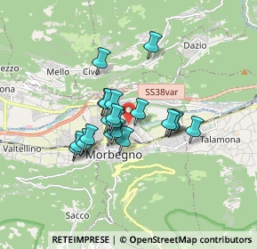 Mappa Via Gregorini, 23017 Morbegno SO, Italia (1.18)
