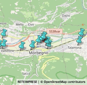 Mappa Via Gregorini, 23017 Morbegno SO, Italia (1.79154)