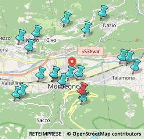 Mappa Via Gregorini, 23017 Morbegno SO, Italia (2.276)