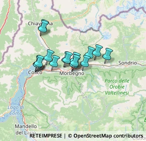 Mappa Via Gregorini, 23017 Morbegno SO, Italia (9.77765)