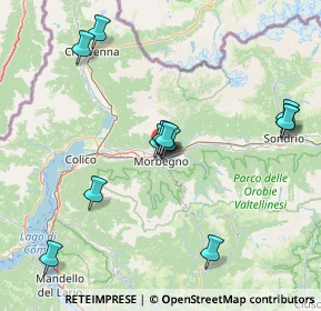 Mappa Via 5° alpini, 23017 Morbegno SO, Italia (14.89154)