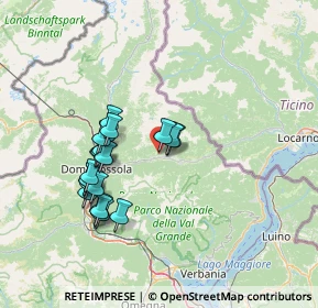 Mappa Via Peretti, 28857 Santa Maria Maggiore VB, Italia (13.0185)