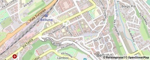 Mappa Belluno