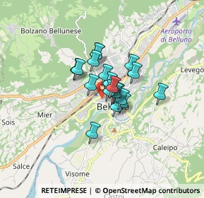 Mappa Via Loreto, 32100 Belluno BL, Italia (0.89)